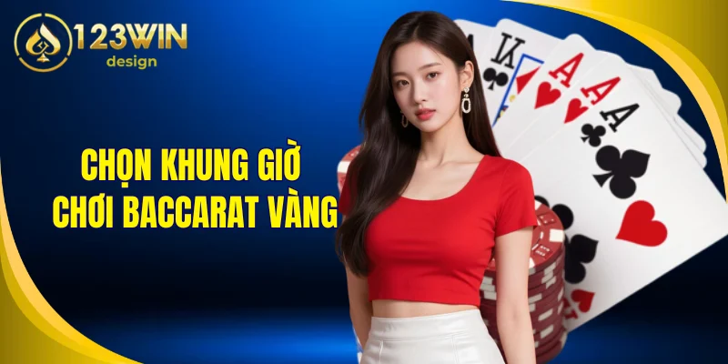 Chọn khung giờ chơi Baccarat vàng sẽ hạn chế được biến động